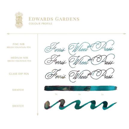 Ferris Wheel Press Fountain Pen Ink - Edwards Gardens