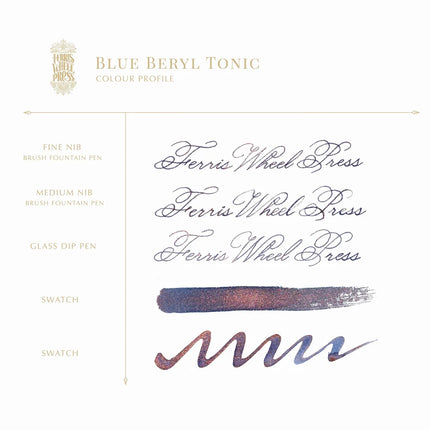 Ferris Wheel Press FerriTales Ink - Blue Beryl Tonic