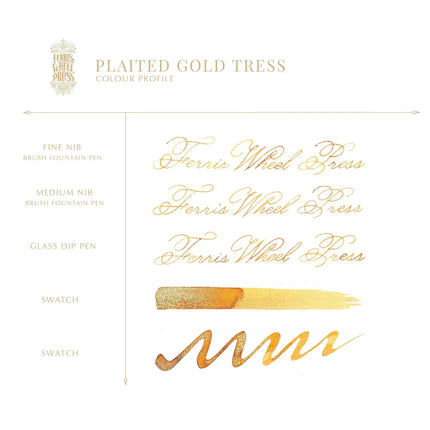 Ferris Wheel Press FerriTales Ink - Plaited Gold Tress