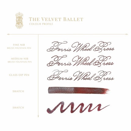 Ferris Wheel Press Fountain Pen Ink - The Velvet Ballet