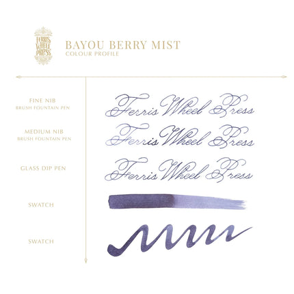 Ferris Wheel Press Fountain Pen Ink - Bayou Berry Mist