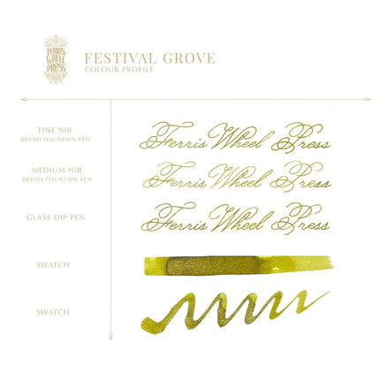 Ferris Wheel Press Fountain Pen Ink - Festival Grove