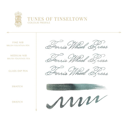 Ferris Wheel Press Fountain Pen Ink - Tunes of Tinseltown