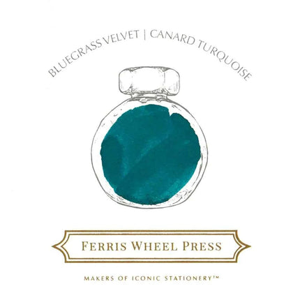 Ferris Wheel Press Fountain Pen Ink - Bluegrass Velvet
