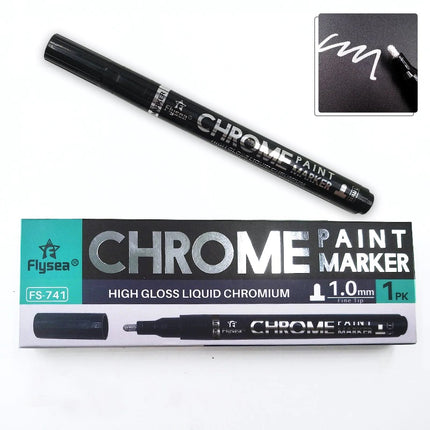 Flysea Silver Liquid Chrome Marker - 1.0mm