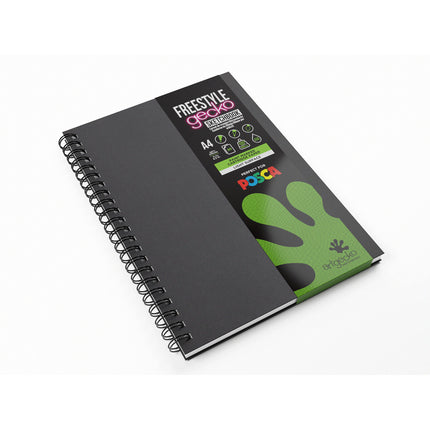 Artgecko Freestyle Sketchbook 250gsm White Hybrid Paper - A4