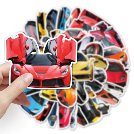 PVC Stickers - Sports Cars
