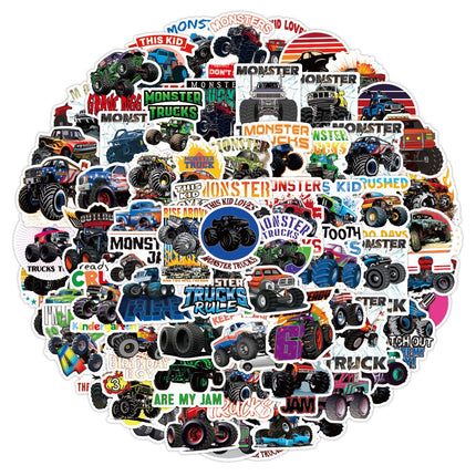 PVC Stickers - Monster Trucks