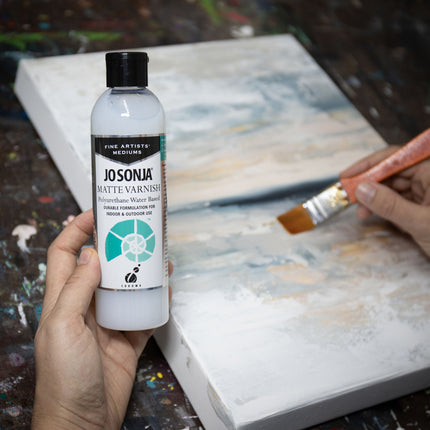Jo Sonjas Waterbased Polyurethane Matte Varnish - 250ml