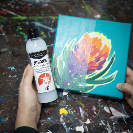 Jo Sonjas Waterbased Polyurethane Satin Varnish - 250ml