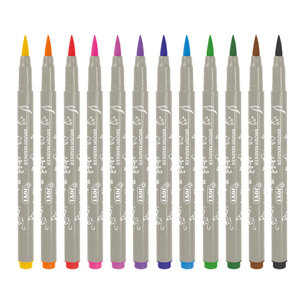 Jovi Lettering Brush Marker - Pack of 12