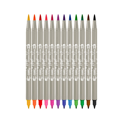 Jovi Lettering Brush Marker Double Ended - Pack of 12
