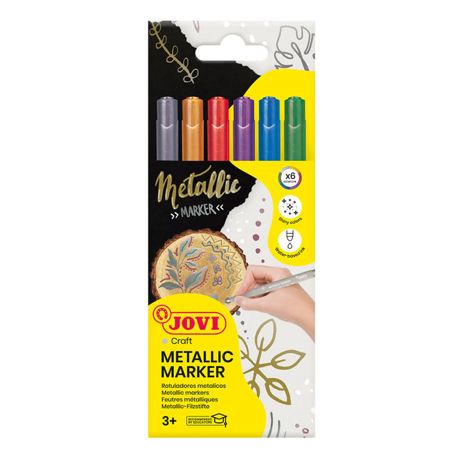 Jovi Decor Metallic Pens - Pack of 6