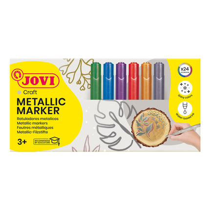 Jovi Metallic Pen Class Pack of 24