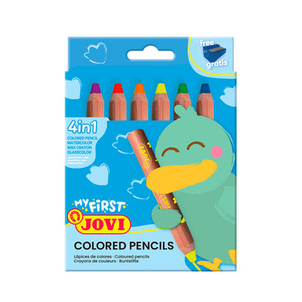 Jovi My First Coloured Pencils - Pack of 6