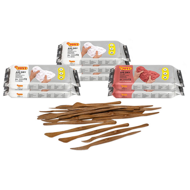 Jovi Air Hardening Clay School Pack