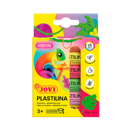 Jovi Plastilina 6 x 15g Neon