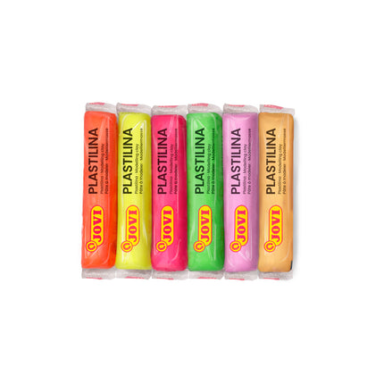 Jovi Plastilina 6 x 15g Neon