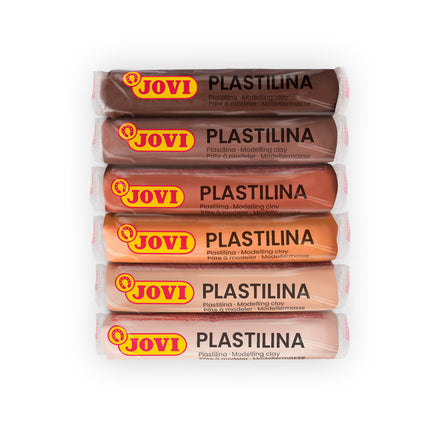 Jovi Plastilina 6 x 15g Multi-Cultural