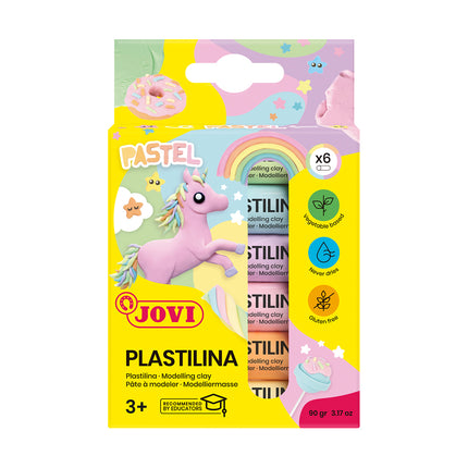 Jovi Plastilina 6 x 15g Pastel