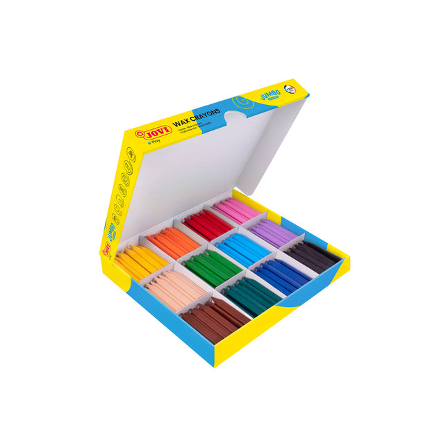Jovi Triwax Jumbo Crayon Economy Pack of 300