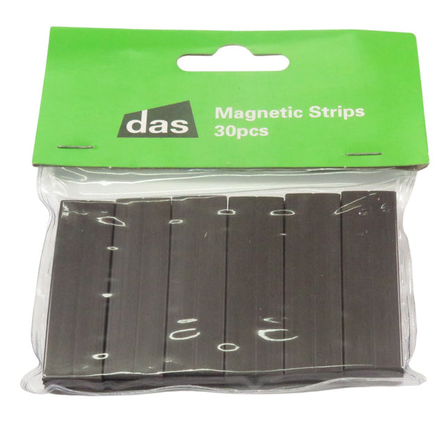 DAS Magnetic Strips Black - Pack of 30