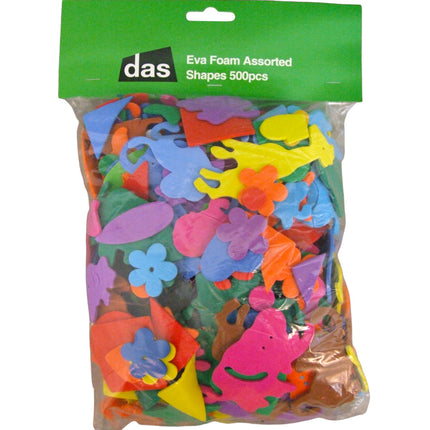 DAS Eva Foam Shapes - Pack of 500