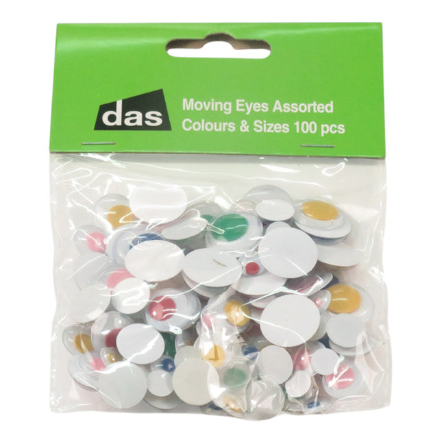 DAS Moving Eyes Mixed - Pack of 100