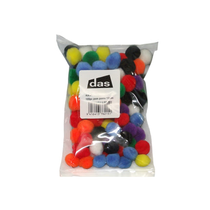 DAS Pom Poms 13mm - Pack of 100