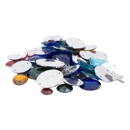 DAS Rhinestones Assorted Shapes & Sizes 25gm