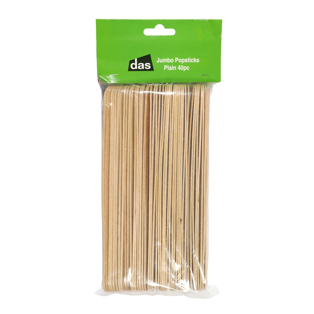 DAS Jumbo Popsticks Pack of 40