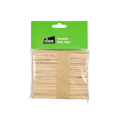 DAS Plain Popsticks - Pack of 150