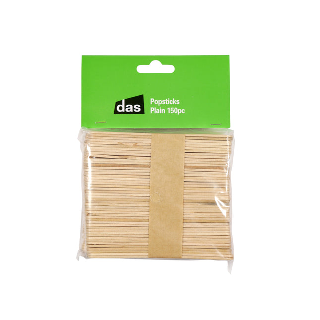 DAS Plain Popsticks - Pack of 150