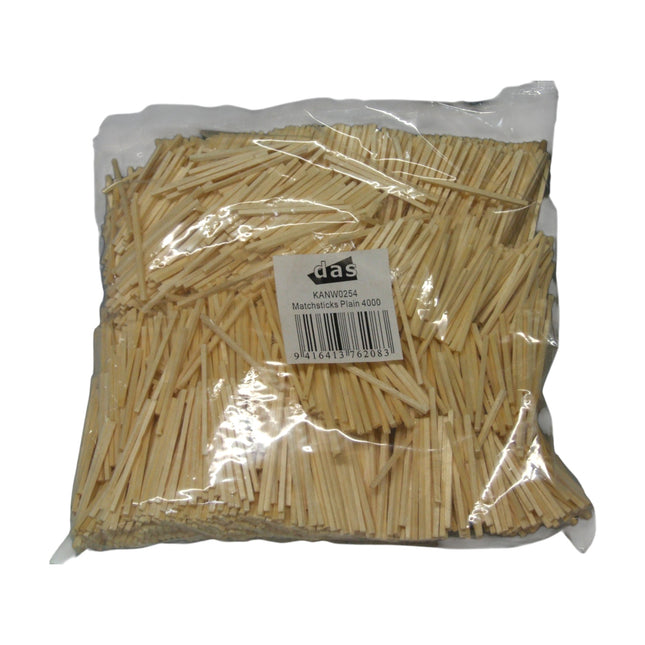 DAS Match Sticks Plain - Pack of 4000