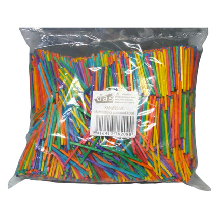DAS Match Sticks Coloured - Pack of 4000