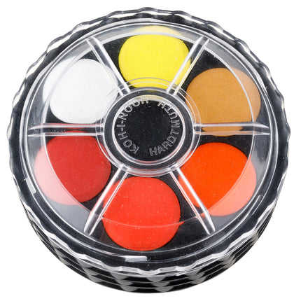 Koh-I-Noor Classic Watercolours - Round Cassettes - Set of 18