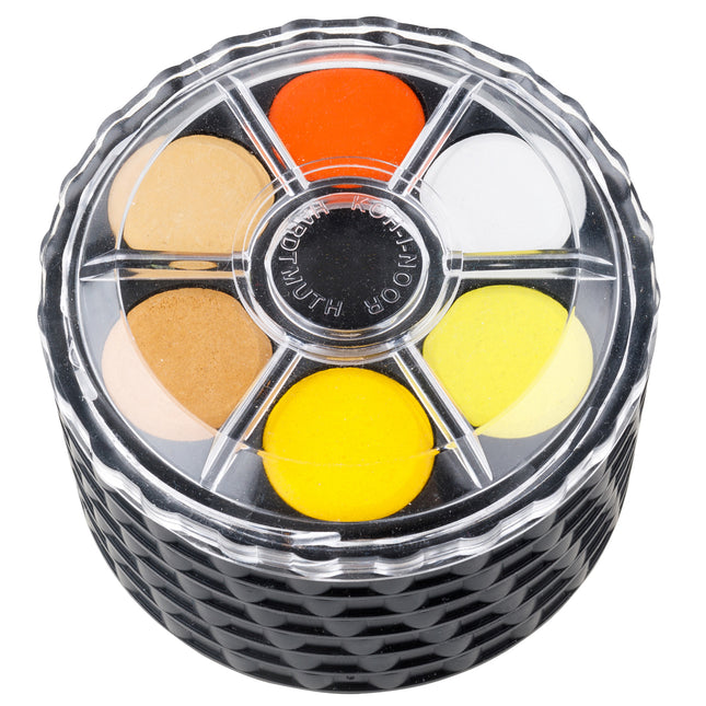 Koh-I-Noor Classic Watercolours - Round Cassettes - Set of 36