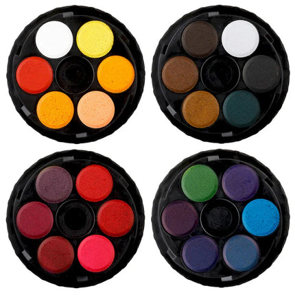 Koh-I-Noor Brilliant Watercolours - Round Cassettes - Set of 24