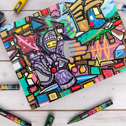Kent Urban Acrylic Paint Marker - Medium Tip Singles