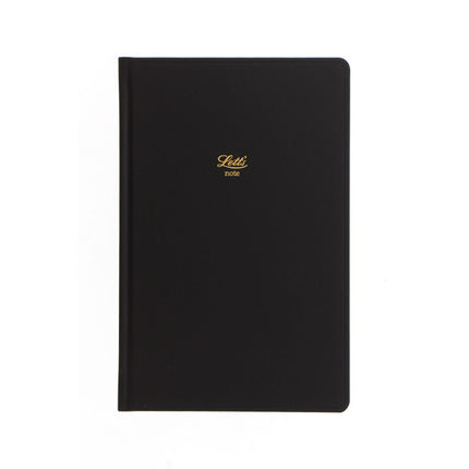 Letts Notebook Icon Ruled - Black