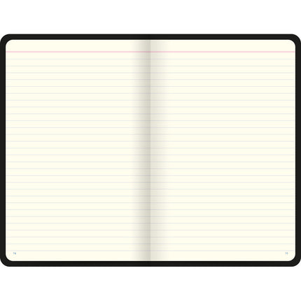 Letts Notebook Icon Ruled - Black