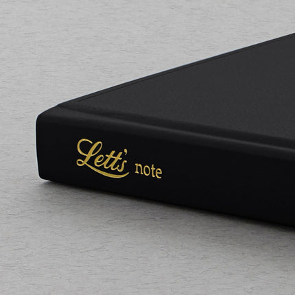 Letts Notebook Icon Ruled - Black