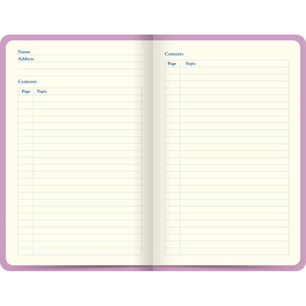 Letts Notebook Icon Ruled - Pink
