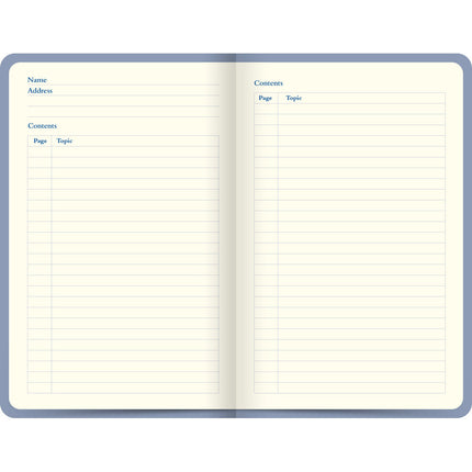 Letts Notebook Icon Ruled - Blue