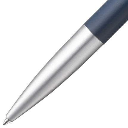 Lamy Noto Ballpoint Pen - Dark Blue/Silver