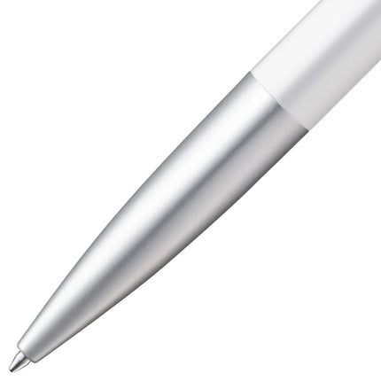 Lamy Noto Ballpoint Pen - White/Silver