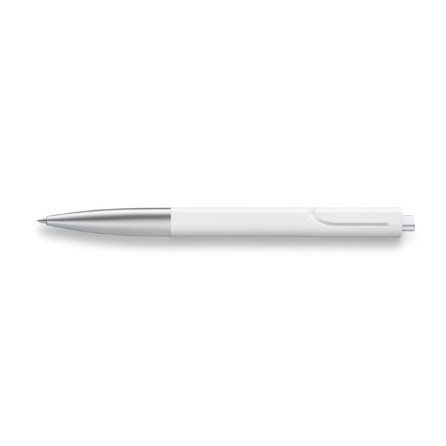 Lamy Noto Ballpoint Pen - White/Silver