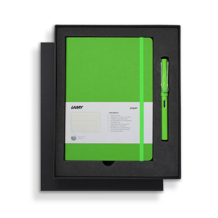 Lamy Notebook A5 Soft Cover & Safari Fountain Pen Gift Sets