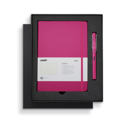 Lamy Notebook A5 Soft Cover & Safari Fountain Pen Gift Sets