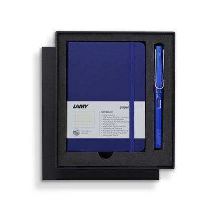 Lamy A6 Soft Cover Notebook & Safari Fountain Pen - Gift Set